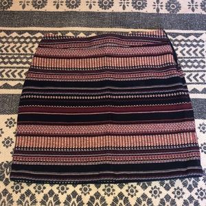 Purple Hollister Striped Skirt Size: 00